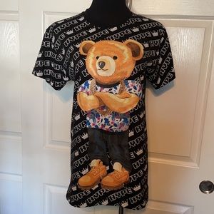 FRESH LAUNDRY Hype Teddy Bear t-shirt size M